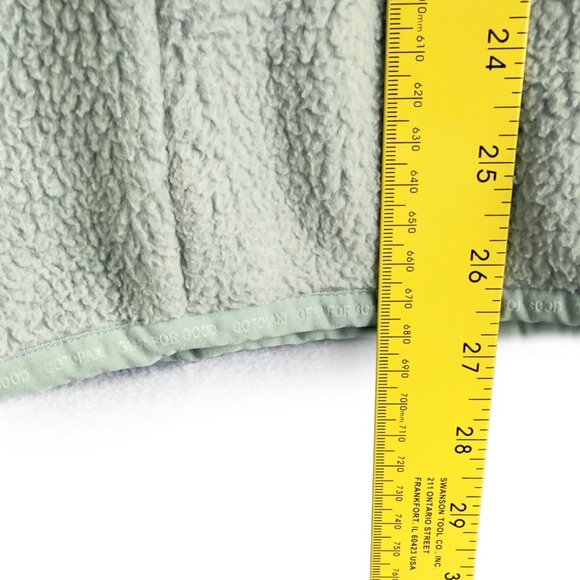 Cotopaxi Women's Hooded Fleece Jacket WL Sage Green Maroon Trim Full Zip - Picture 6 of 8